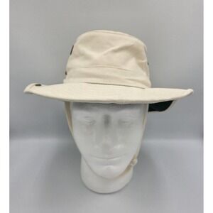 Tilley Endurables Boonie Hat Size 7 Ivory & Forest Green Fishing Hiking Outdoors